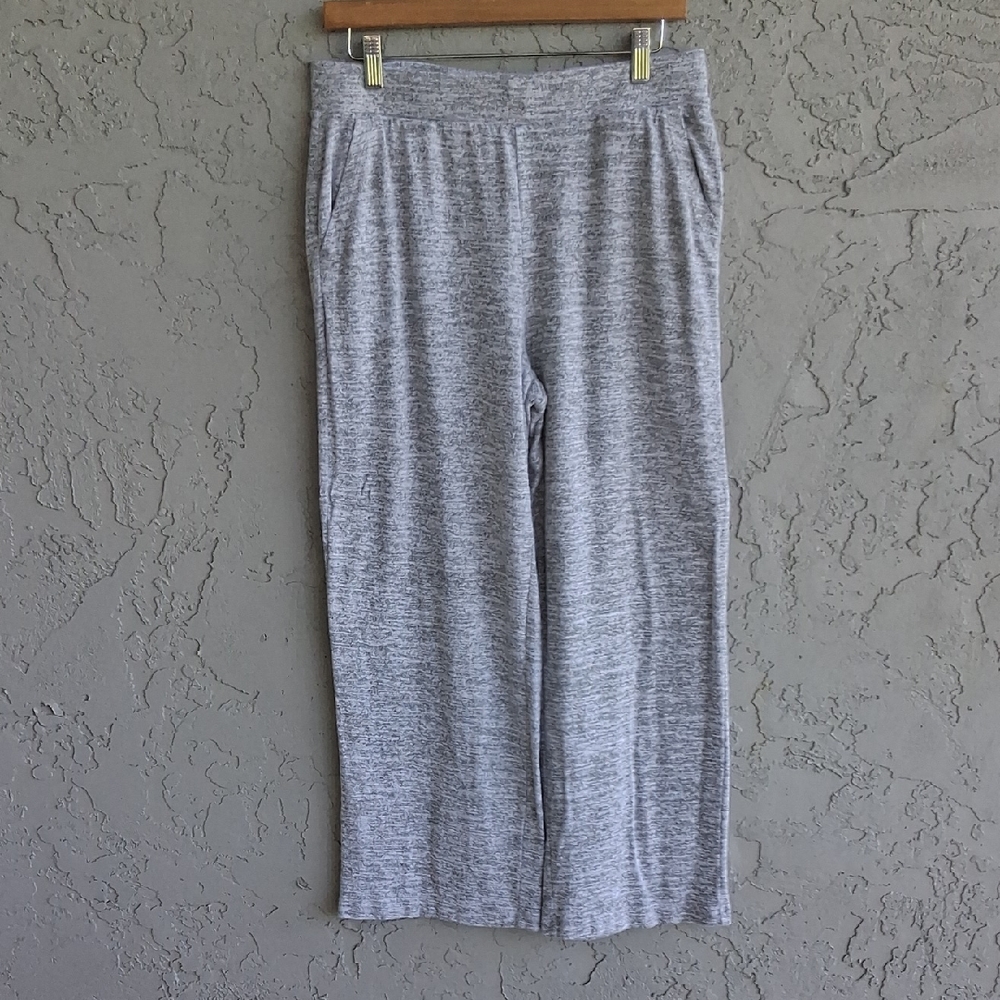 Chico's Gray Relaxed Fit Track Pants